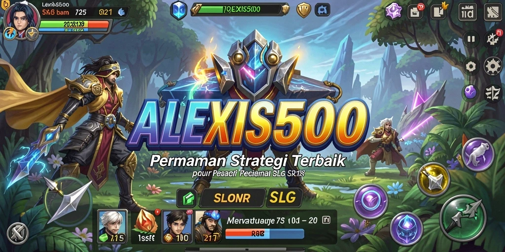 Tampilan gameplay ALEXIS500 yang seru dan strategis.