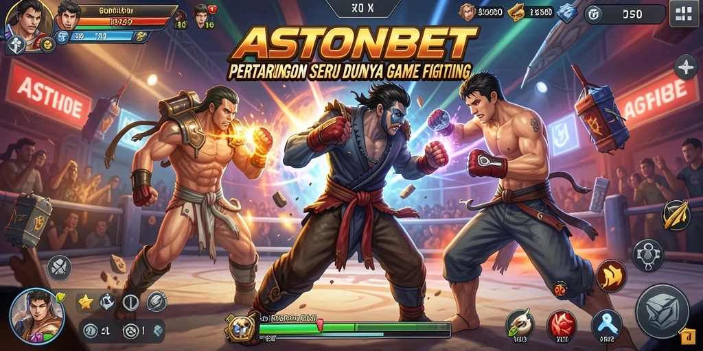 Gameplay seru ASTONBET yang penuh aksi pertarungan.