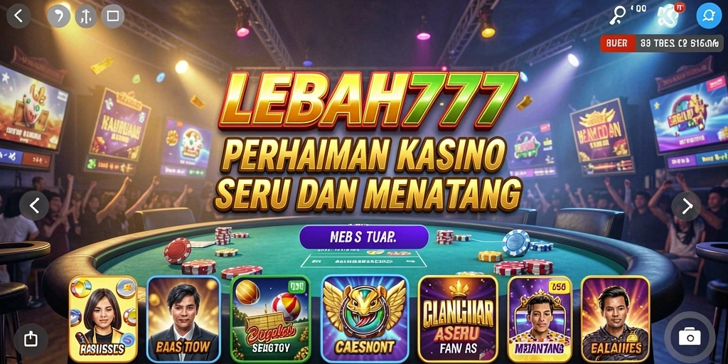 Tampilan gameplay seru dari LEBAH777 saat bermain Kasino.