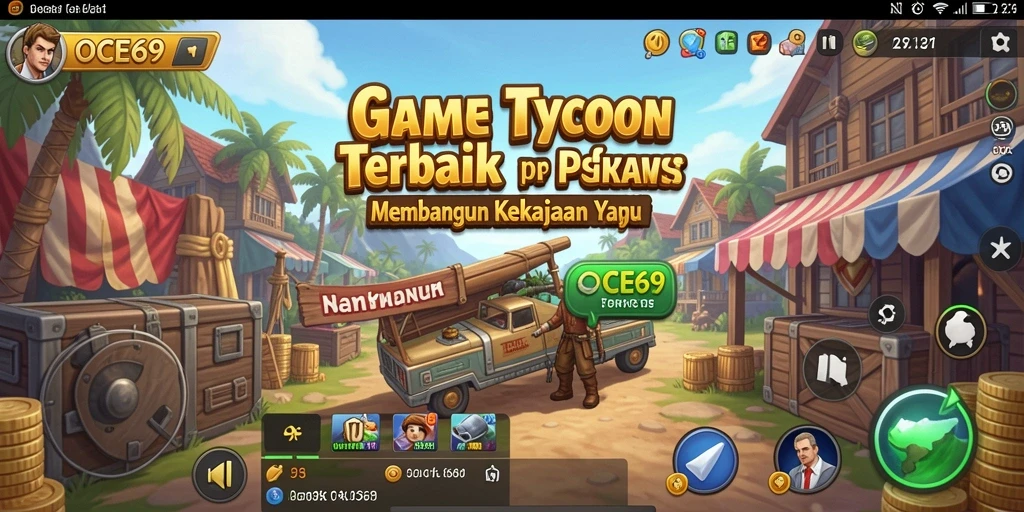 Screenshot gameplay OCE69 menampilkan aksi Tycoon yang mendebarkan.