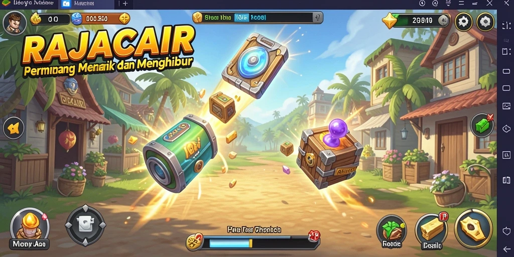 Tangkapan layar gameplay RAJACAIR yang menampilkan aksi Idle yang menarik.