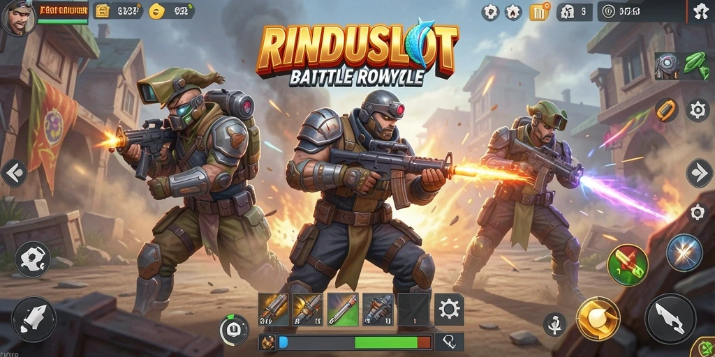 Gameplay seru dalam RINDUSLOT dengan pertempuran tak terduga.