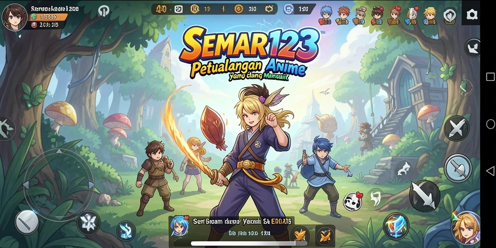 Gameplay SEMAR123 dengan karakter Anime yang menakjubkan.