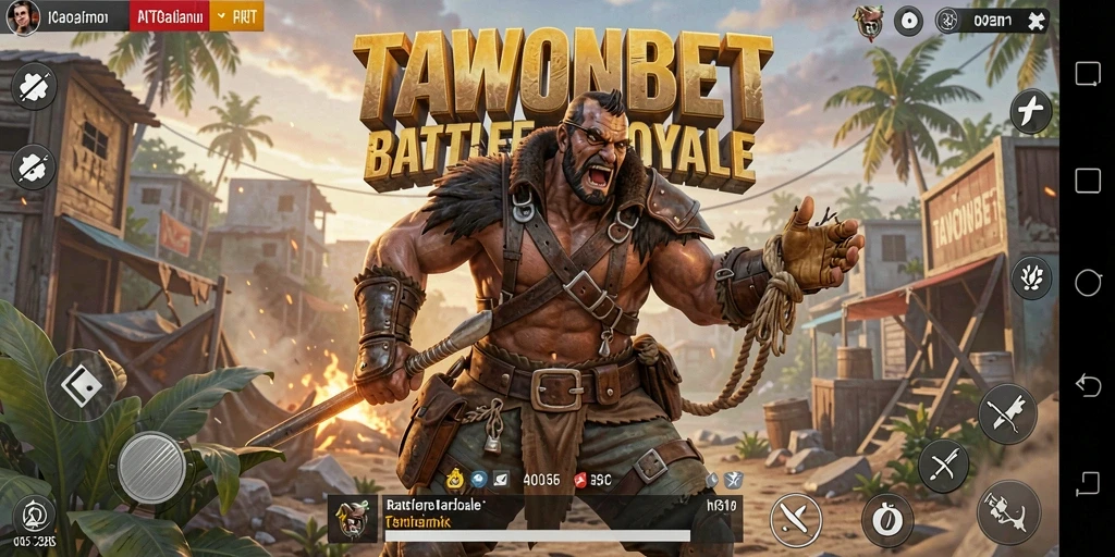 Gameplay seru dan menegangkan di TAWONBET Battle Royale.
